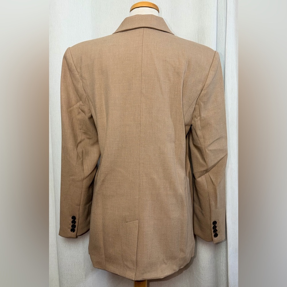 NWT Banana Republic Pant Suit Blazer 12 & Pants 10 Beige Tan 2-Pc Set MSRP $270 - Picture 9 of 16